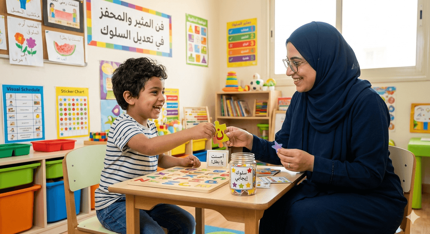 المثير والمحفّز في تعديل السلوك — إيه الفرق وإزاي تستخدمهم؟