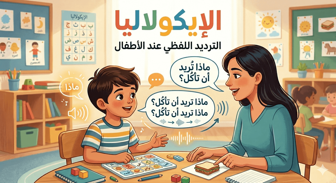 الإيكولاليا (تكرار الكلام) عند الأطفال — ميزة ولا عيب؟