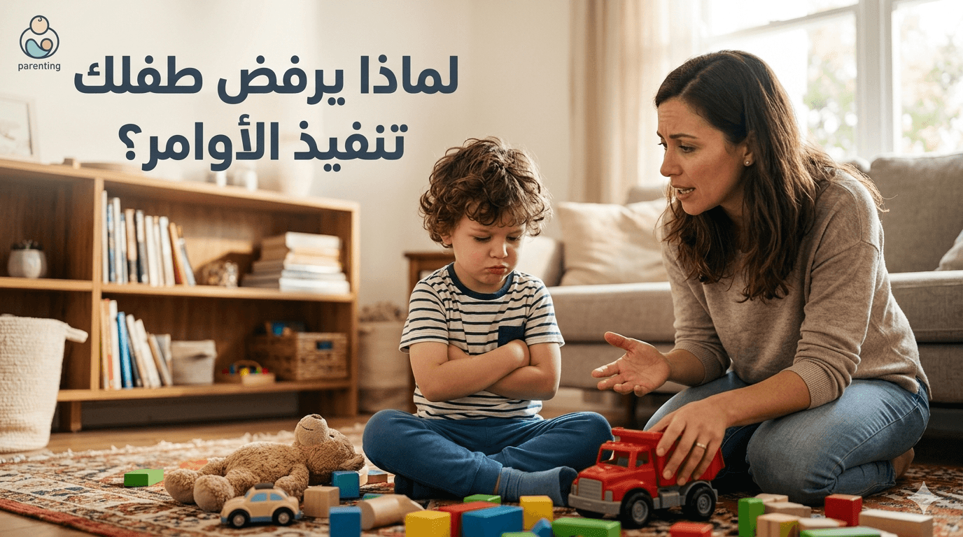 ليه طفلك بيرفض ينفّذ الأوامر؟