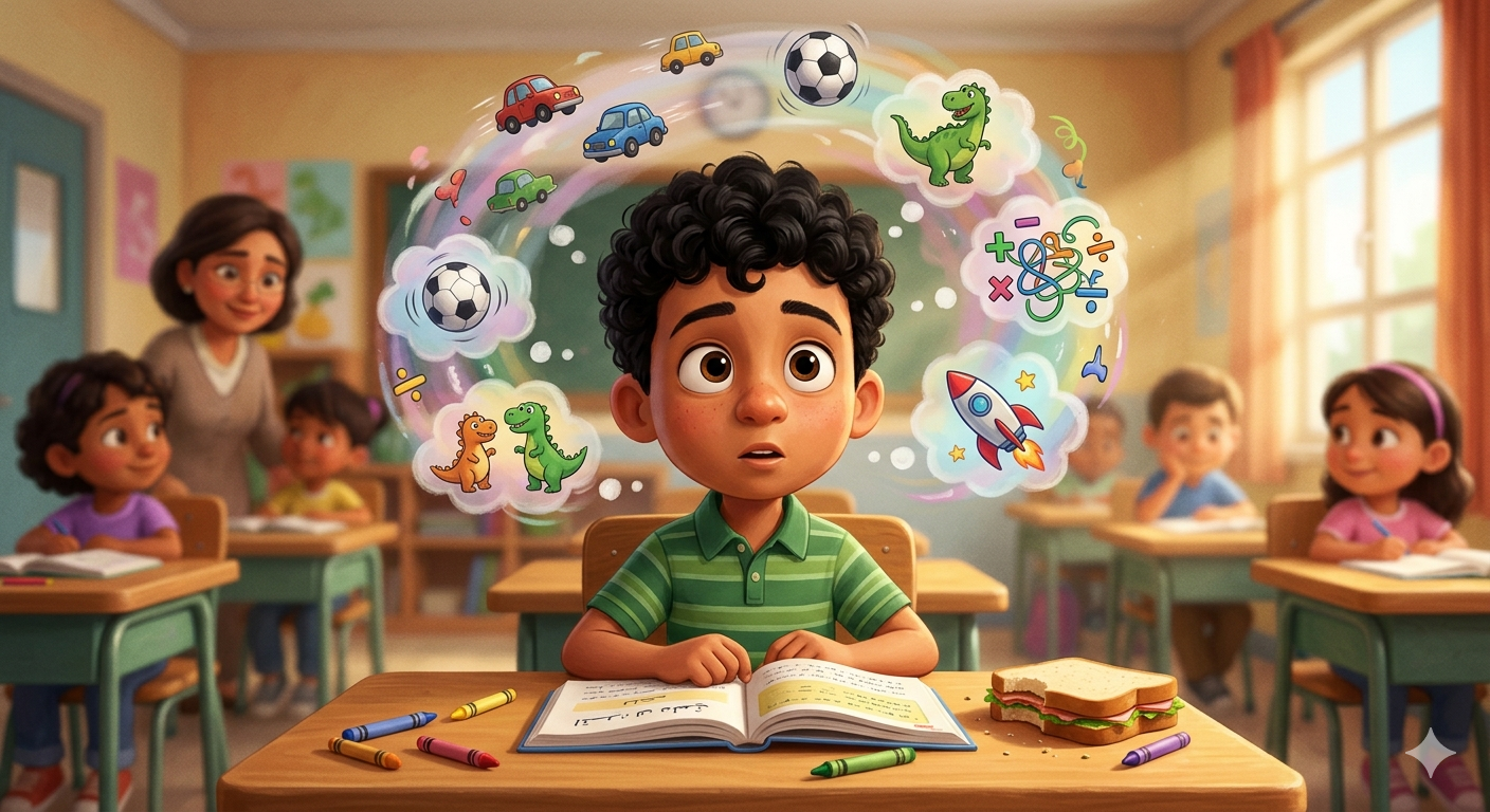 فرط الحركة وتشتت الانتباه (ADHD) عند الأطفال — الدليل الكامل